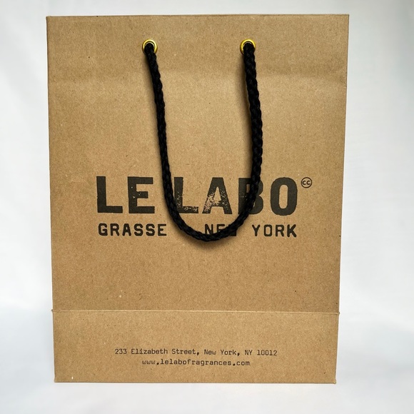 LE LABO GRASSE NEW YORK Brown Paper Boutique Shopping Bag - Picture 2 of 8